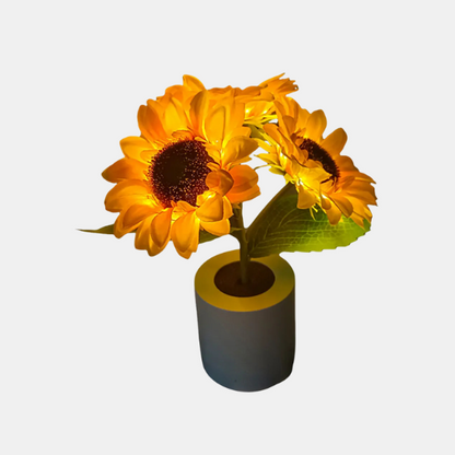 Lampe de Table Tournesol LED avec Pétales Lumineux pour une Décoration Joyeuse Lampes de table Electro Paris
