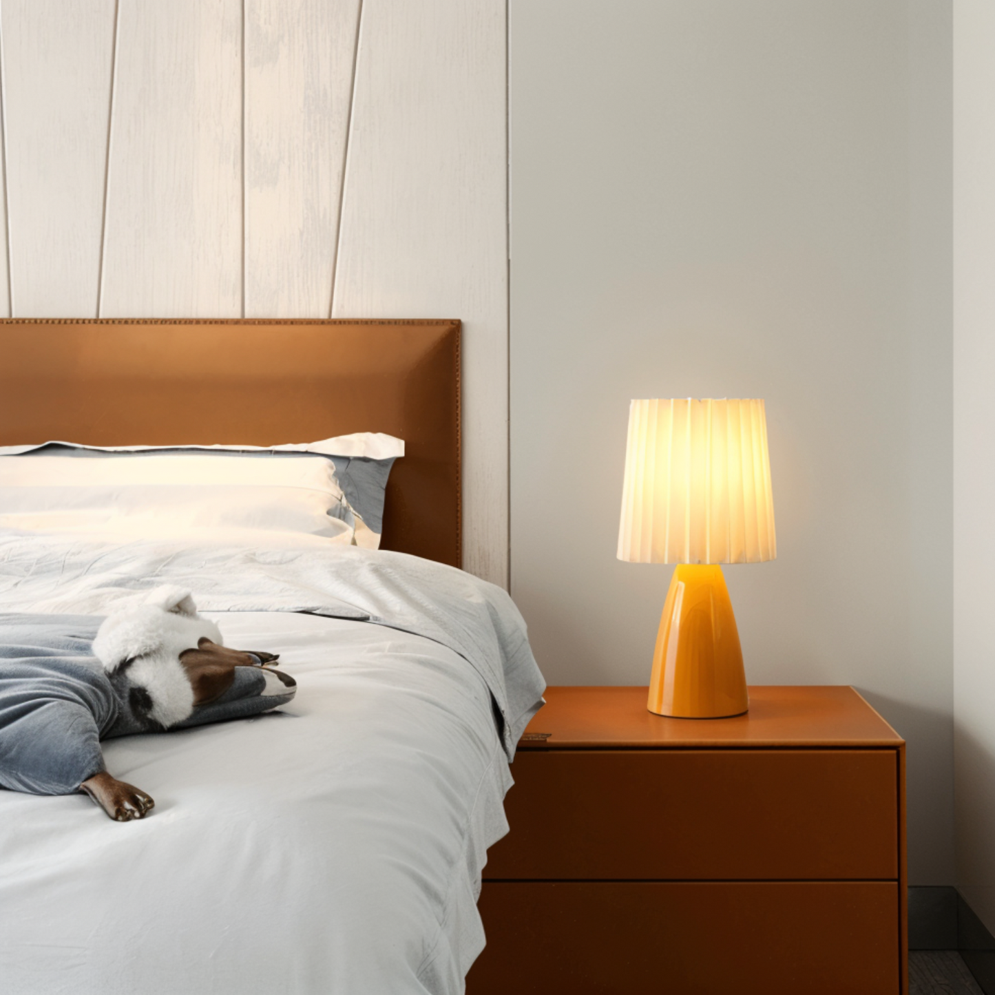 Lampe de table LED plissée pour un éclairage intérieur élégant Table Lamp Electro Paris