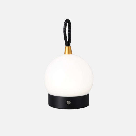 Lampe de table LED rechargeable pour espaces modernes Table Lamp Electro Paris Noir