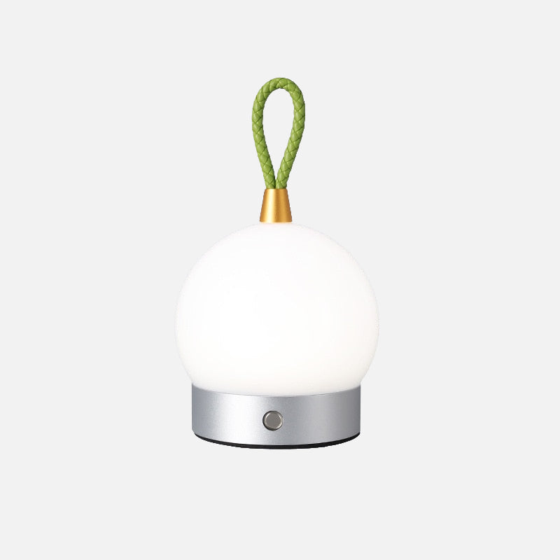 Lampe de table LED rechargeable pour espaces modernes Table Lamp Electro Paris Argent