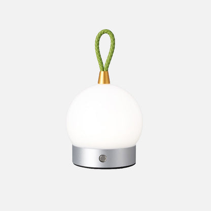 Lampe de table LED rechargeable pour espaces modernes Table Lamp Electro Paris Argent