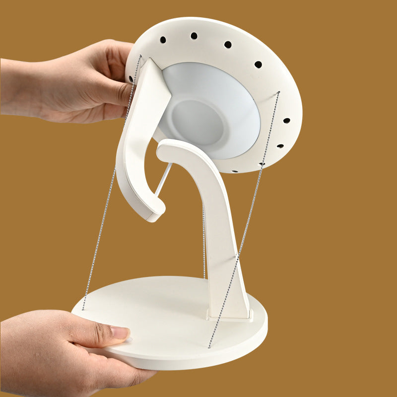 Lampe de table LED ronde moderne et support pour téléphone portable Charger Lamp Electro Paris