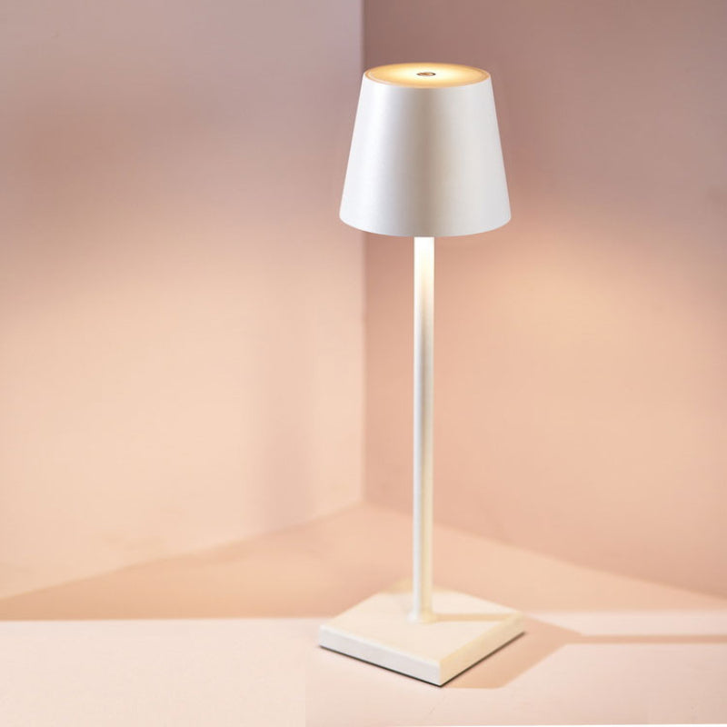 Lampe de table Wireless Elegance avec éclairage d'ambiance réglable Table Lamp Electro Paris Blanc