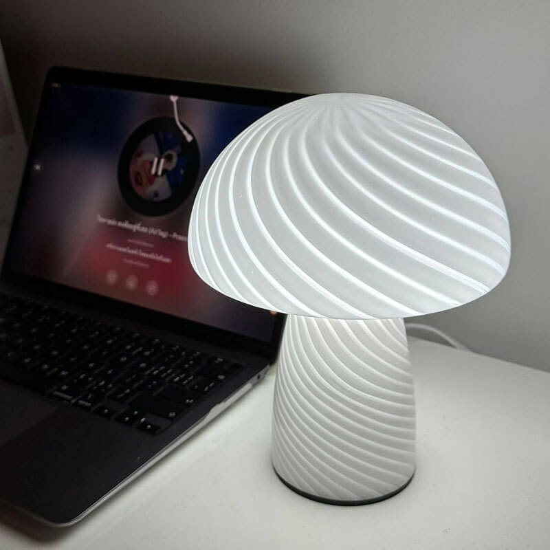 Lampe de table champignon en verre minimaliste moderne pour un éclairage d'ambiance Table Lamp Electro Paris