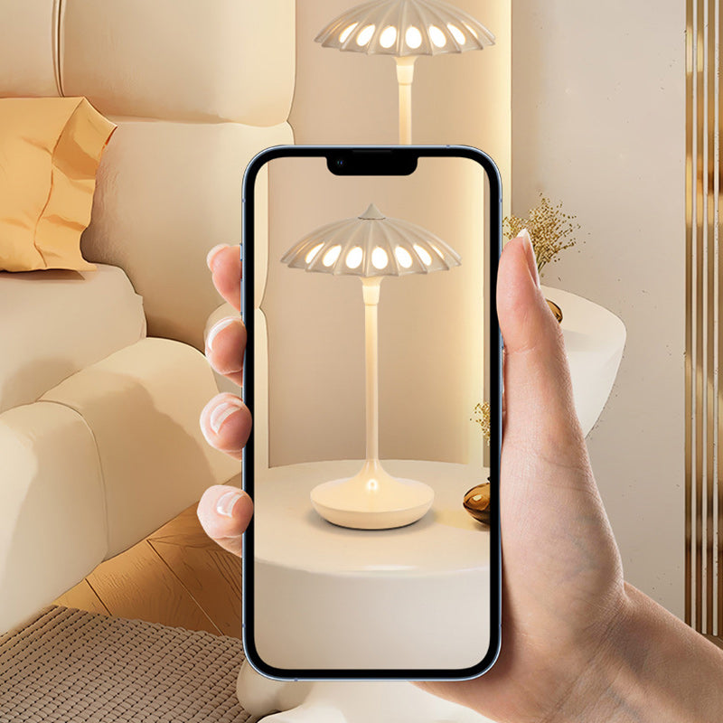 Lampe de table moderne en acrylique avec abat-jour en forme de parapluie Table Lamp Electro Paris