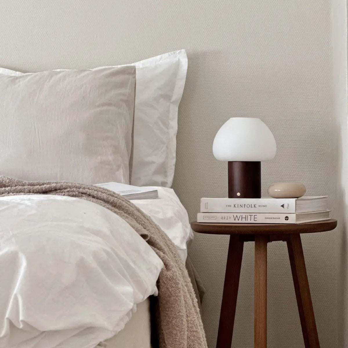 Lampe en Bois Rechargeable Dimmable Table Lamp Electro Paris