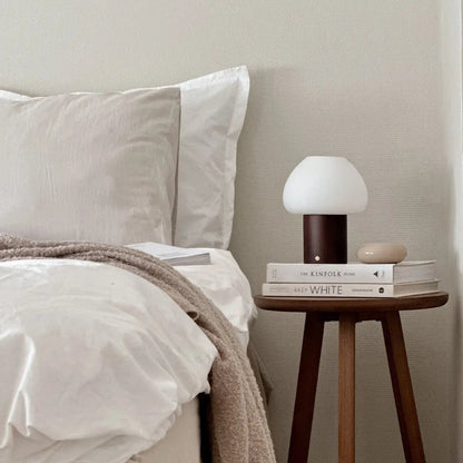 Lampe en Bois Rechargeable Dimmable Table Lamp Electro Paris