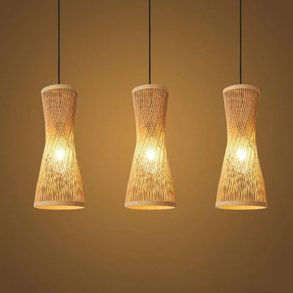 Lampe en bambou tissé à la main pour des pièces calmes Ceiling Lamp Electro Paris