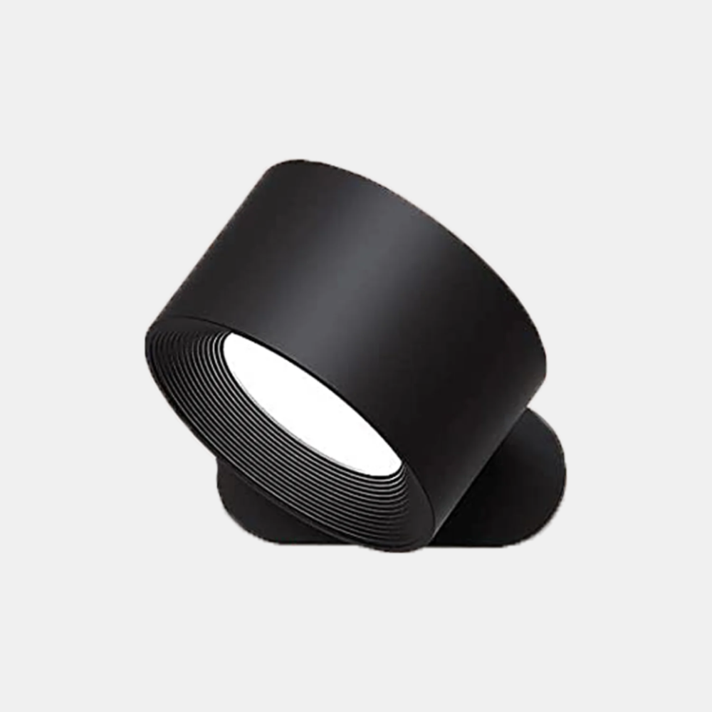 Lampe murale LED sans fil à rotation 360° avec montage magnétique Wall lamps Electro Paris Noir