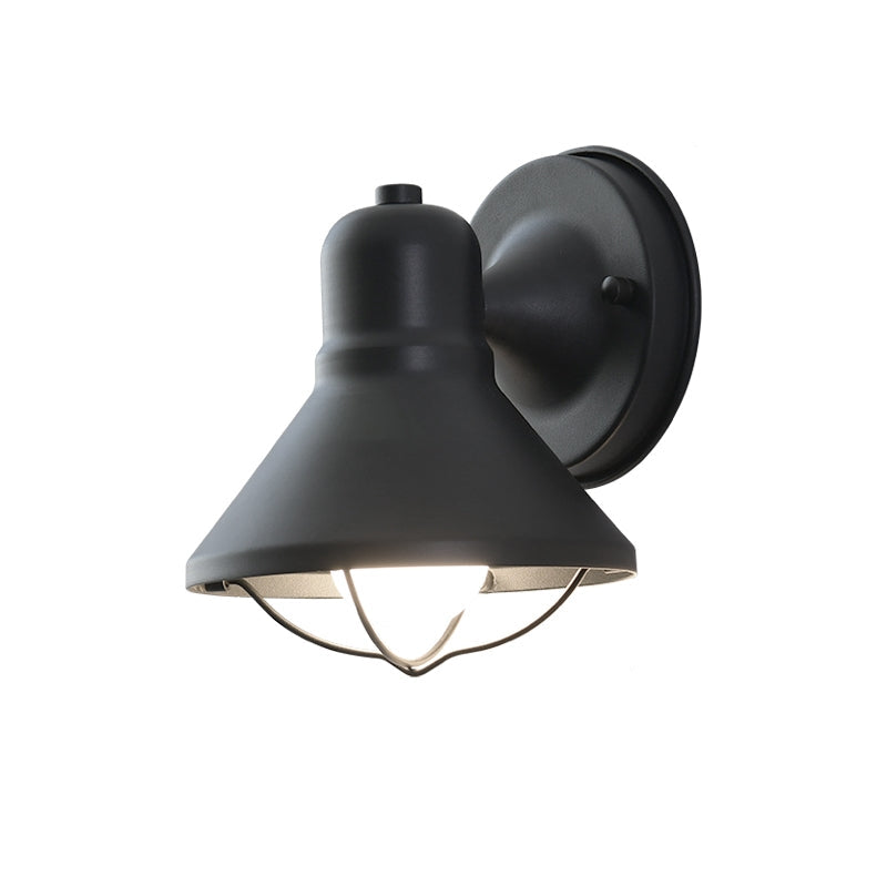 Lampe murale moderne étanche pour l'extérieur avec design artistique en fer Wall lamps Electro Paris Lumière blanche