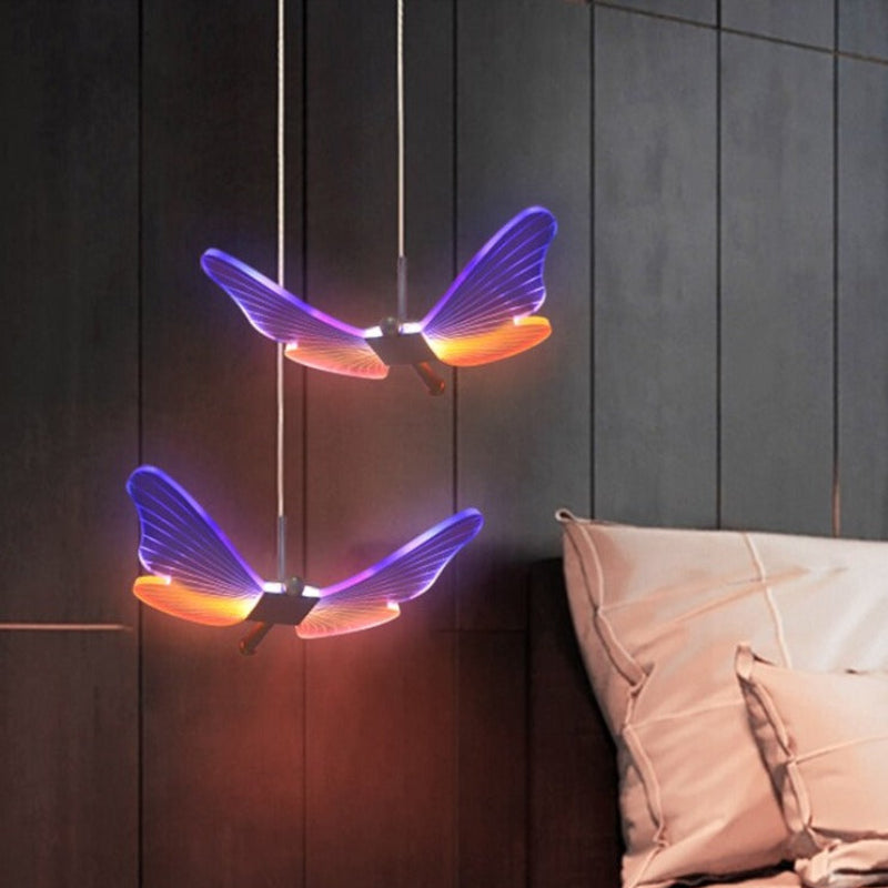 Lampe papillon LED moderne pour applique ou suspension Children Lamps Electro Paris