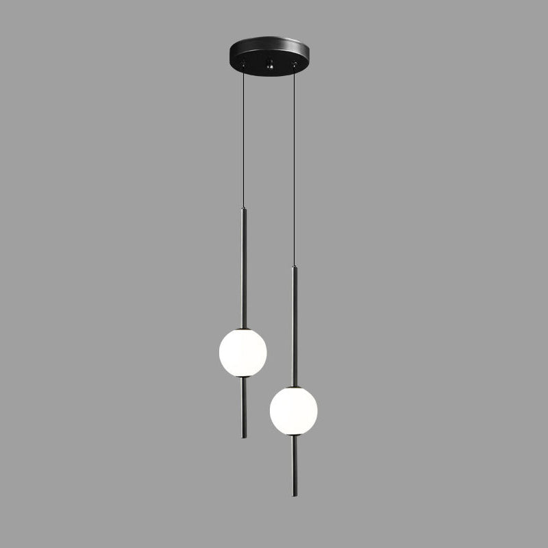 Lampe suspendue LED moderne pour maisons élégantes Ceiling Lamp Electro Paris Noir 2 lumières