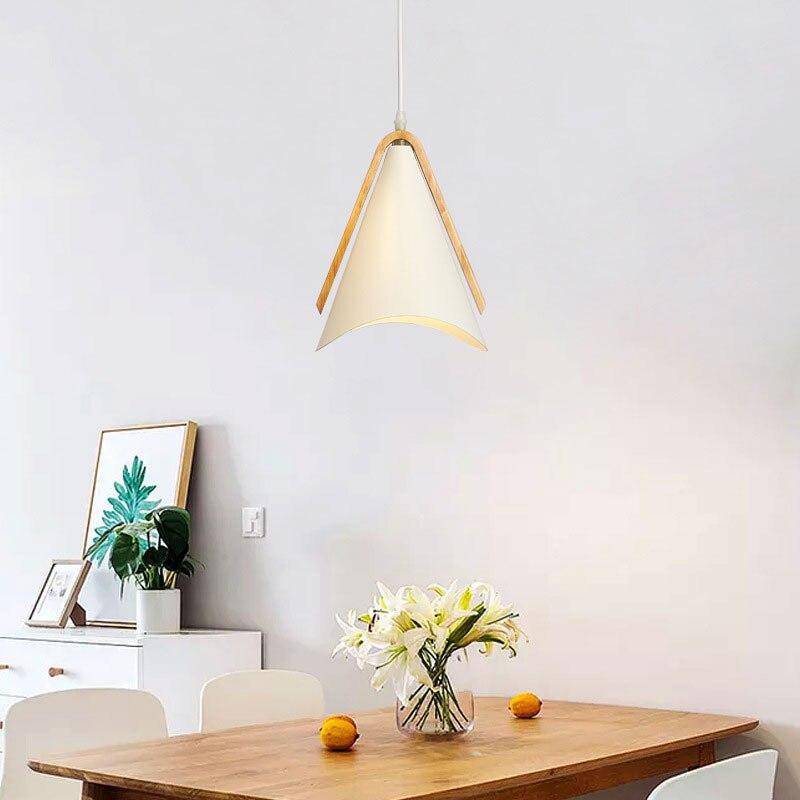 Lampe suspendue moderne en bois à LED pour la maison Ceiling Lamp Electro Paris