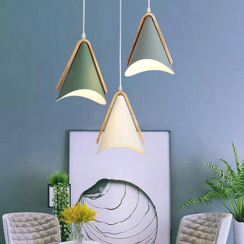 Lampe suspendue moderne en bois à LED pour la maison Ceiling Lamp Electro Paris