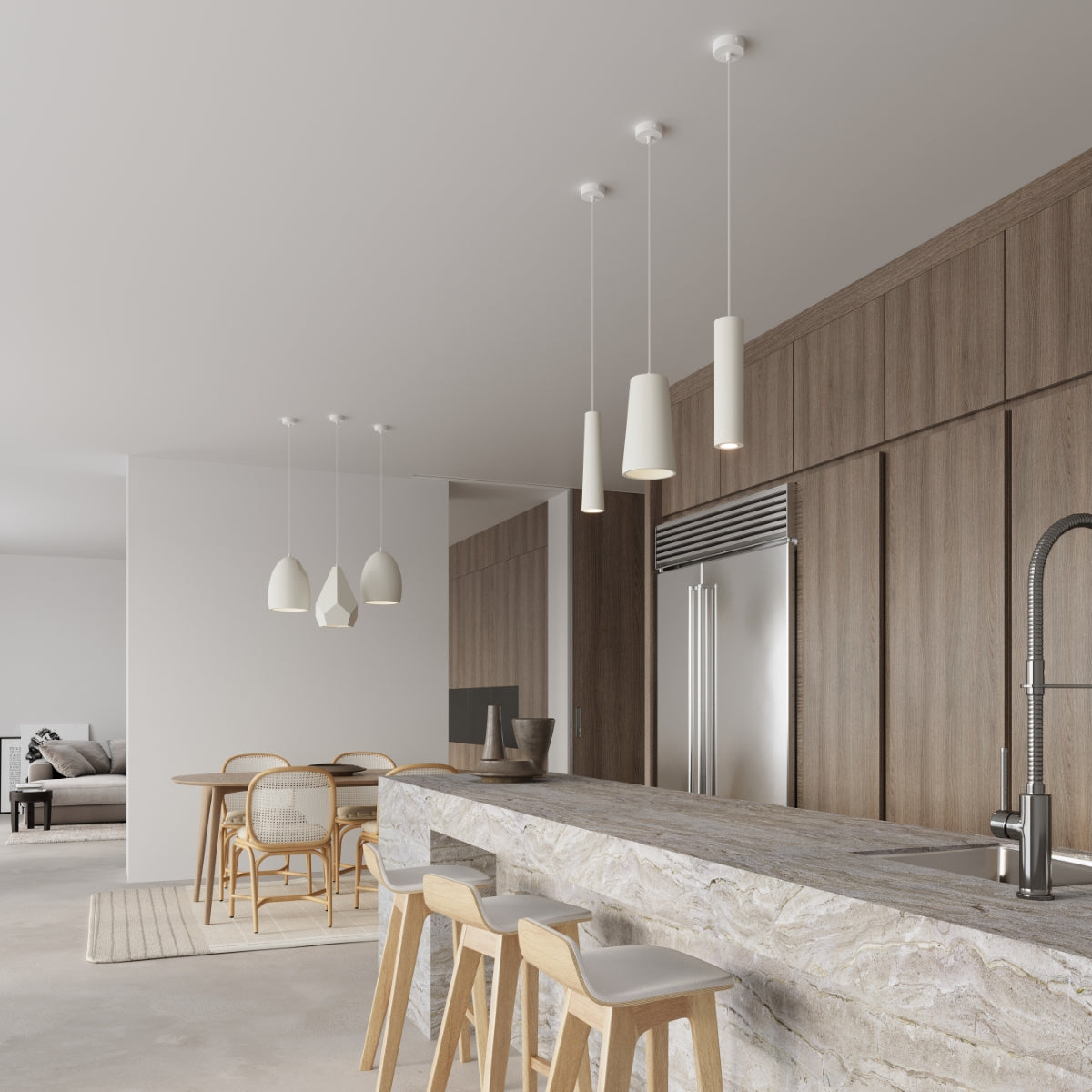 Lampe suspendue moderne et fine pour espaces minimalistes Ceiling Lamp Electro Paris