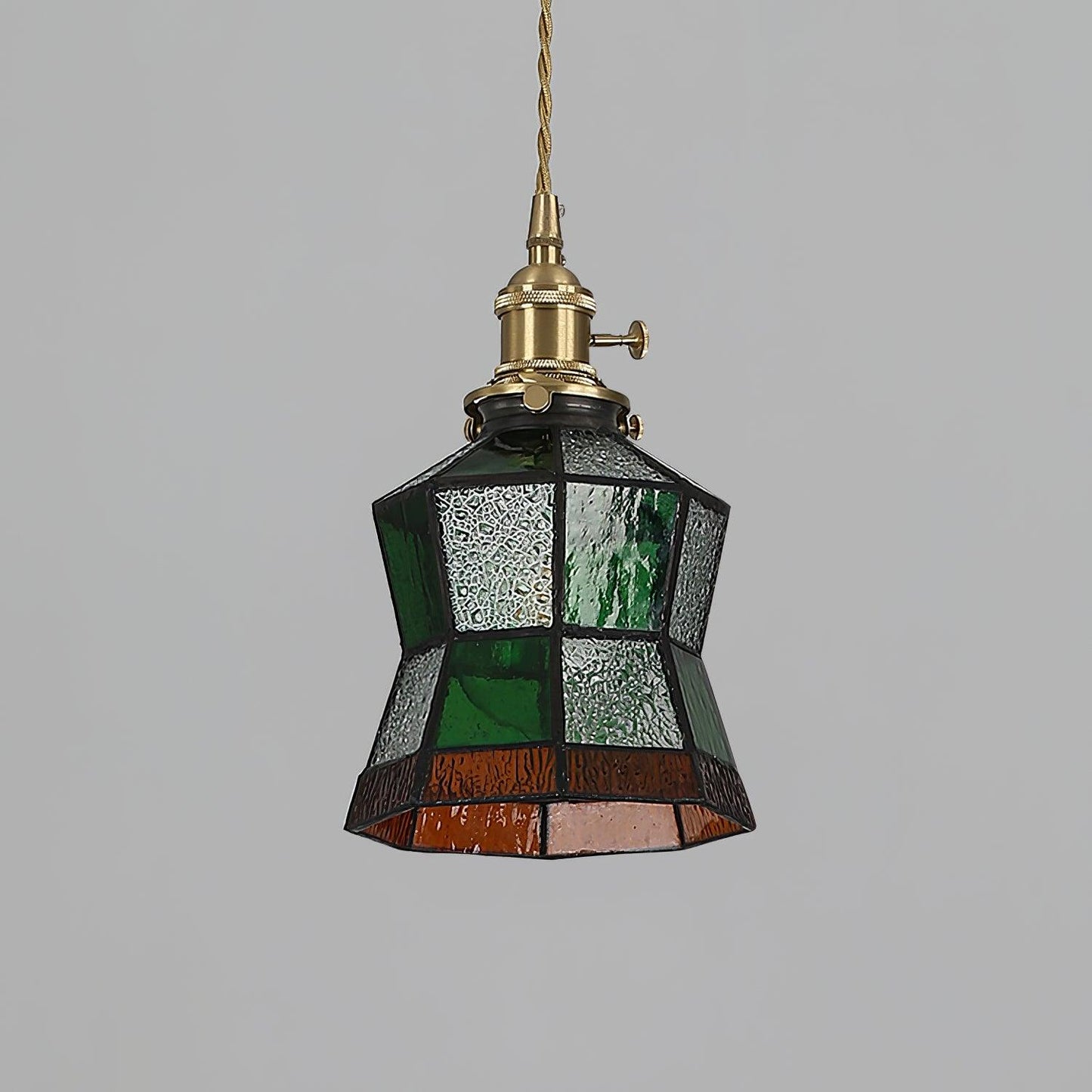 Lampe suspendue rétro chic avec un design artistique en métal et verre Ceiling Lamp Electro Paris