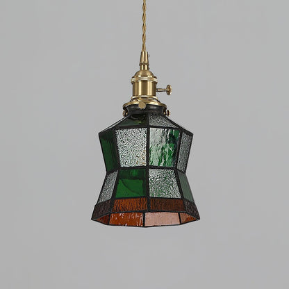 Lampe suspendue rétro chic avec un design artistique en métal et verre Ceiling Lamp Electro Paris