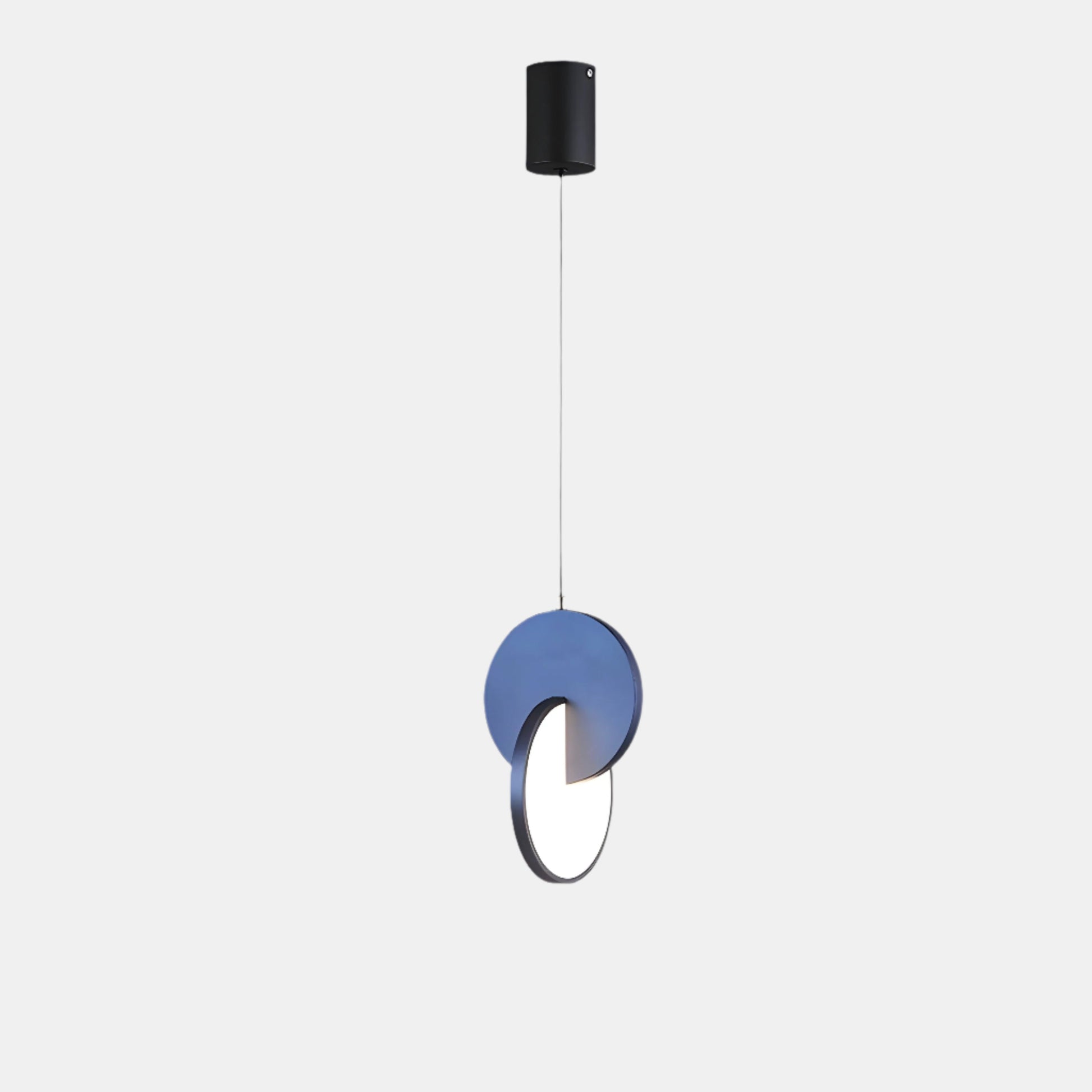 Lampe à suspension ronde scandinave moderne Ceiling Lamp Electro Paris Bleu - Grand