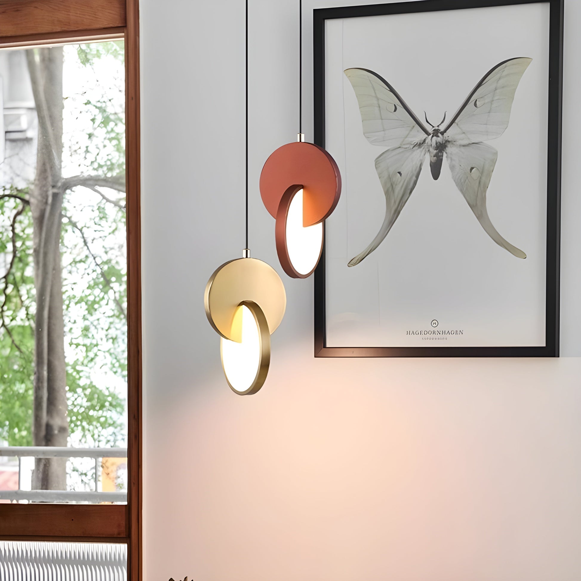 Lampe à suspension ronde scandinave moderne Ceiling Lamp Electro Paris