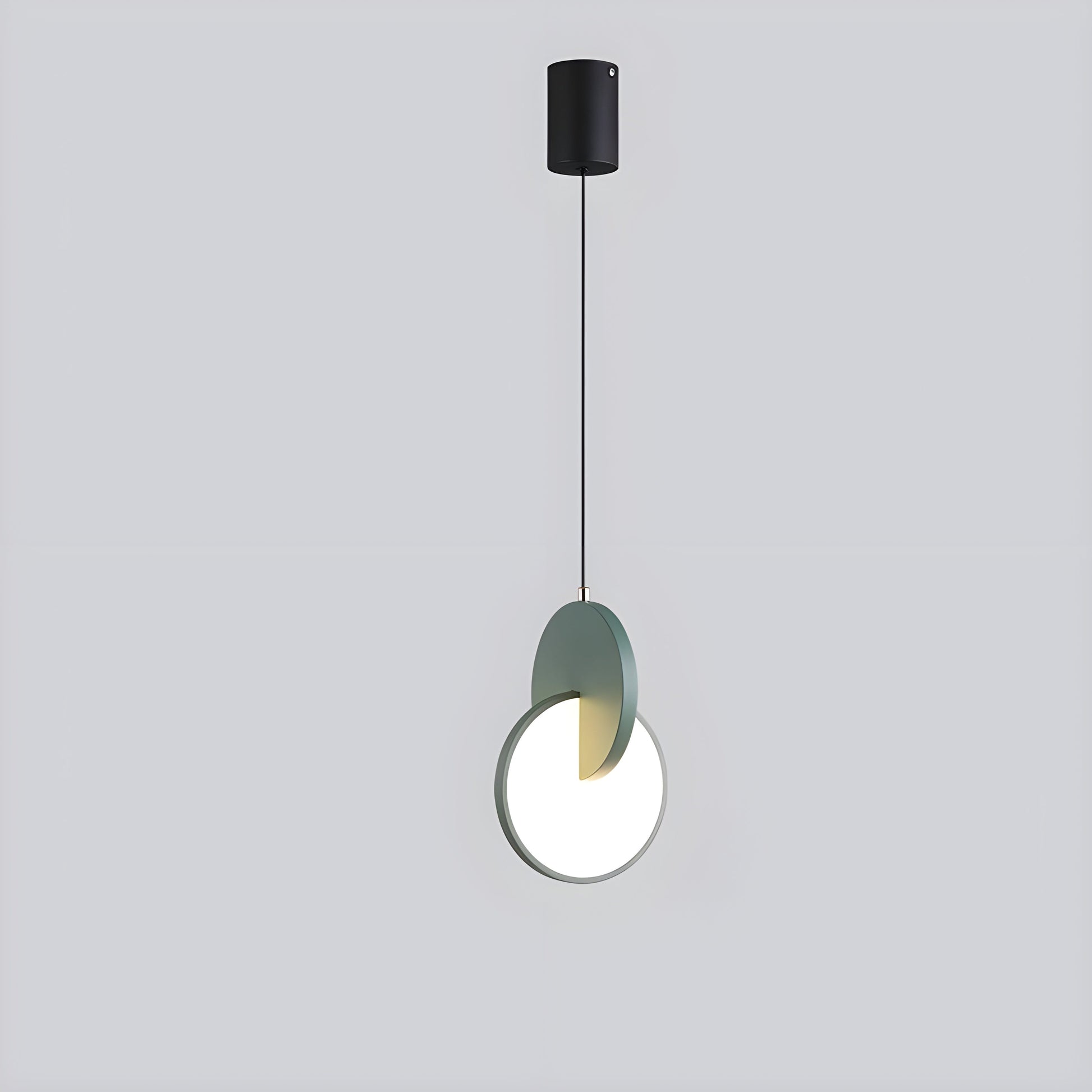 Lampe à suspension ronde scandinave moderne Ceiling Lamp Electro Paris Vert - Grand