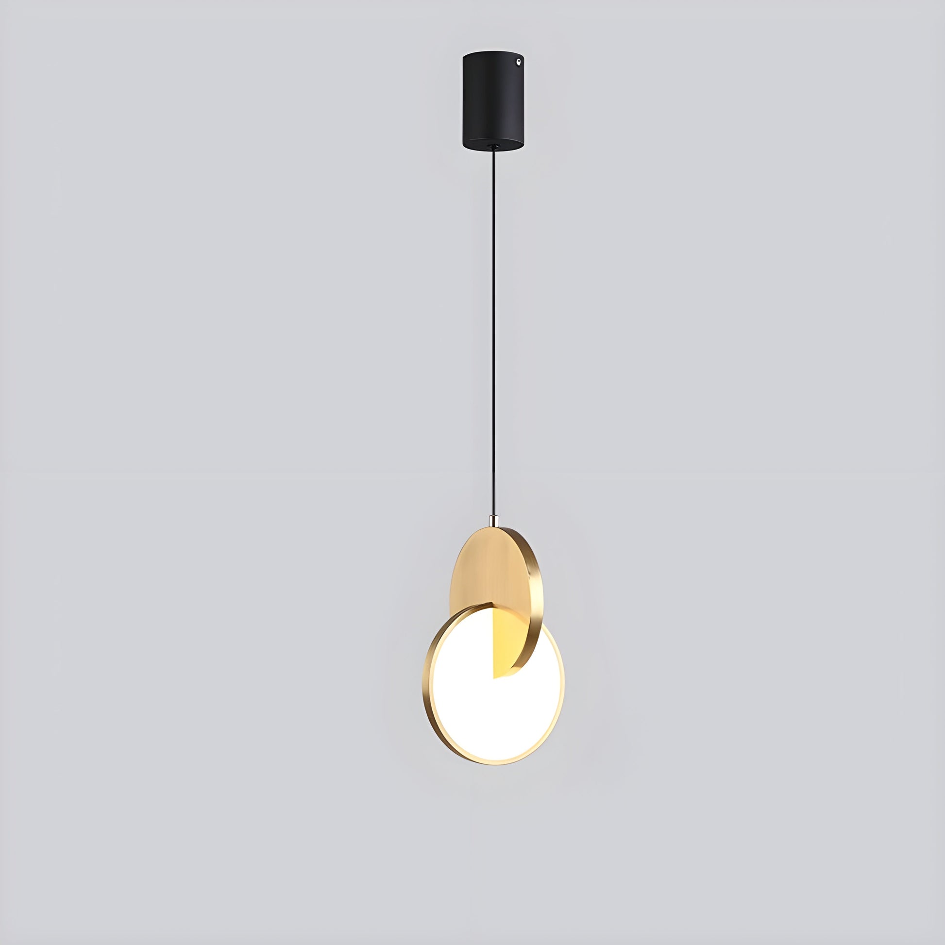 Lampe à suspension ronde scandinave moderne Ceiling Lamp Electro Paris Or - Grand