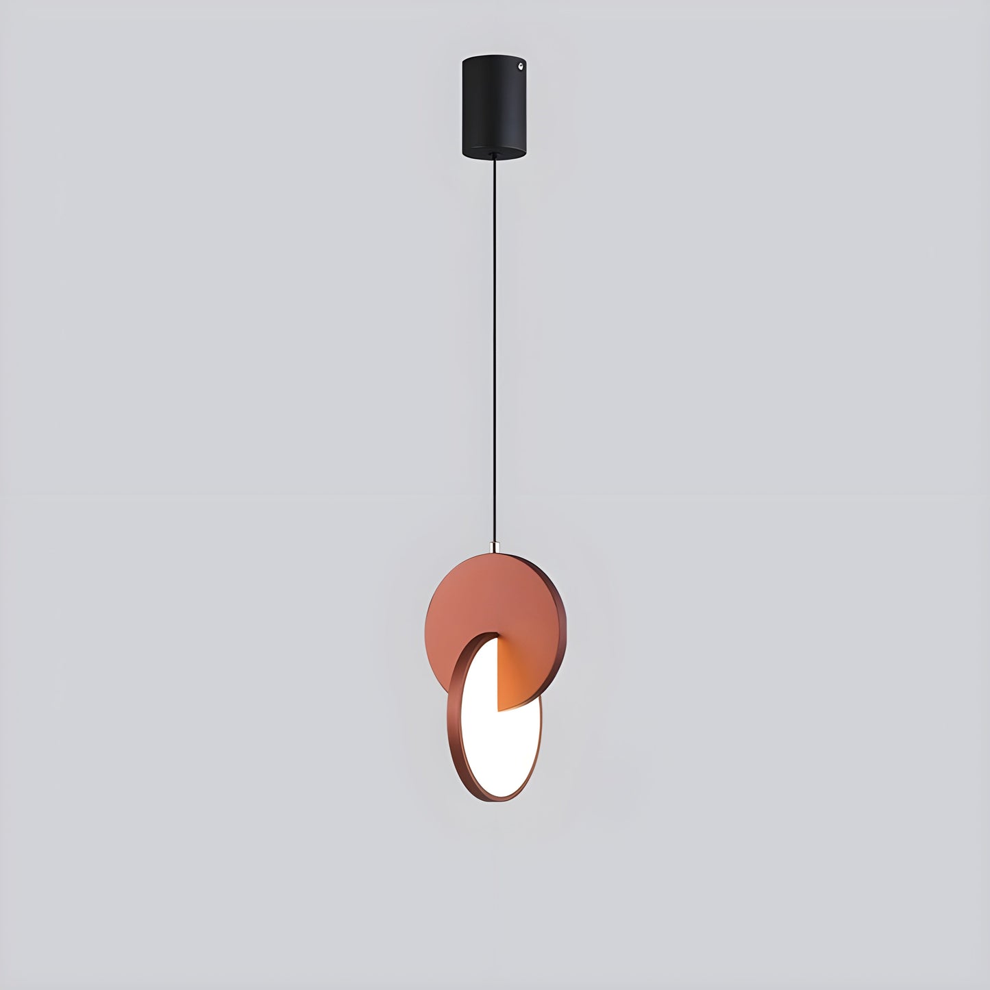 Lampe à suspension ronde scandinave moderne Ceiling Lamp Electro Paris Rouge - Petit