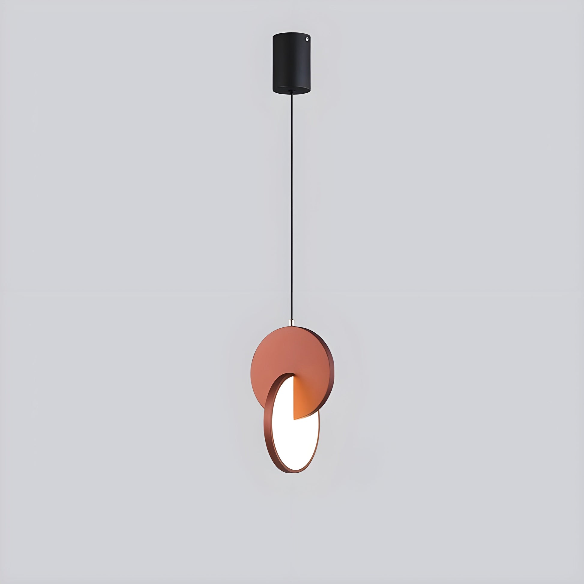 Lampe à suspension ronde scandinave moderne Ceiling Lamp Electro Paris Rouge - Petit
