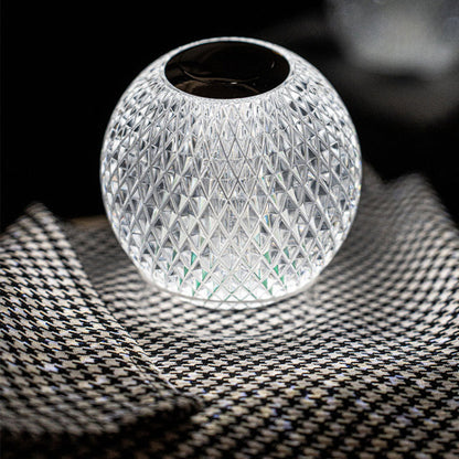 Lampe tactile moderne en cristal de verre Table Lamp Electro Paris