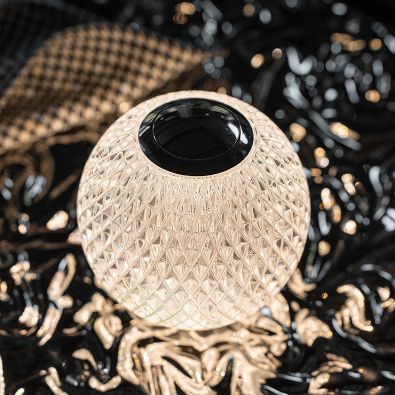 Lampe tactile moderne en cristal de verre Table Lamp Electro Paris