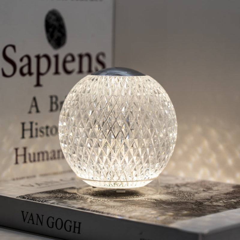 Lampe tactile moderne en cristal de verre Table Lamp Electro Paris