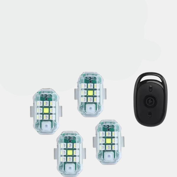 Lampes LED Stroboscopiques Intelligentes – Effets Lumineux Dynamiques Electro Paris 4 pièces