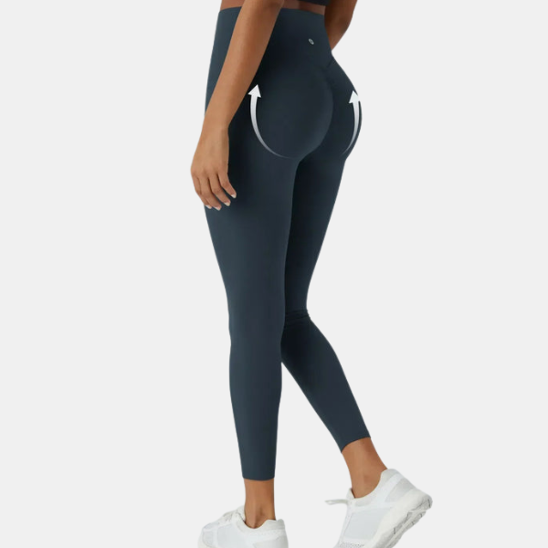 Leggings Sculptants Taille Haute – Effet Sablier et Maintien Parfait Electro Paris Carbone Longueur 7/8 XS
