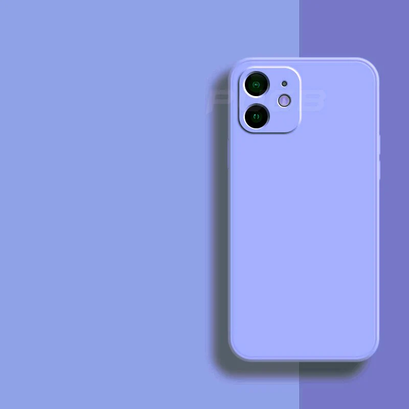 Étui En Silicone Liquide Souple Et Résistant Pour iPhone 11 12 Et 13 Mobile Phone Cases Electro Paris Lilas violet iPhone 13 Pro