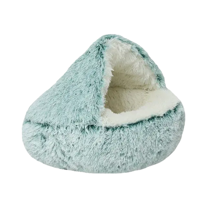 Lit Peluche en Forme de Donut pour Animaux – Lit Apaisant Anti-Anxiété pour Chiens et Chats Lits pour animaux de compagnie Electro Paris