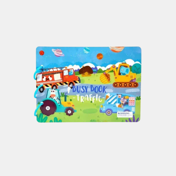 Livre d'Éveil Interactif pour Tout-Petits – Livre Silencieux à Velcro Réutilisable pour les Voyages Livres d'activités Electro Paris Ensemble de 2 livres