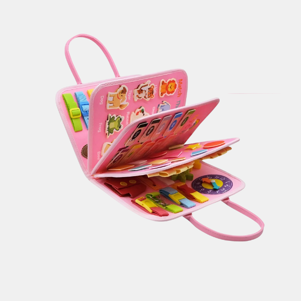 Livre d’Activités Montessori – Développement Ludique pour 2 à 5 Ans Toys kids Electro Paris Rose