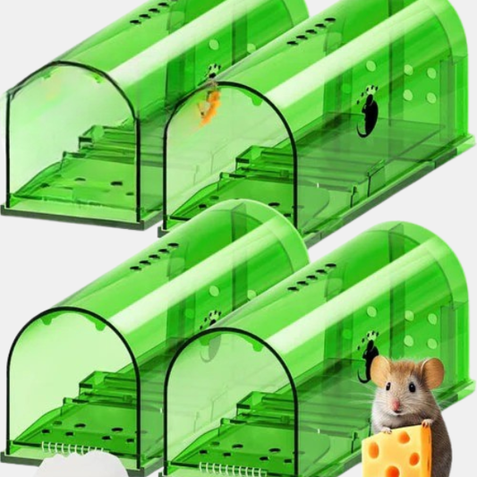 Lot de 4 Pièges Réutilisables pour Souris Electro Paris