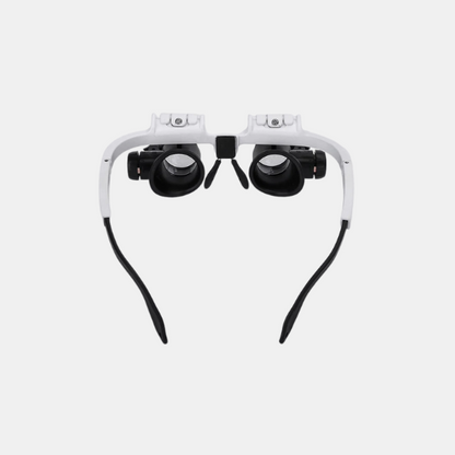 Loupe Frontale LED Réglable pour Travaux de Précision – Lunettes Grossissantes Mains Libres 8x, 15x, 23x Loupes Electro Paris