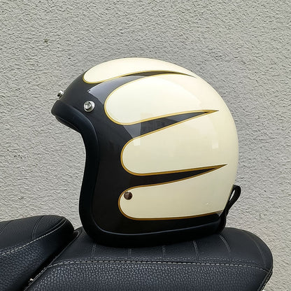 Casque Moto Rétro Low-Profile Avec Certification DOT Et ECE Pour Conduite Sécurisée Cyber Monday Offer Helmet Electro Paris