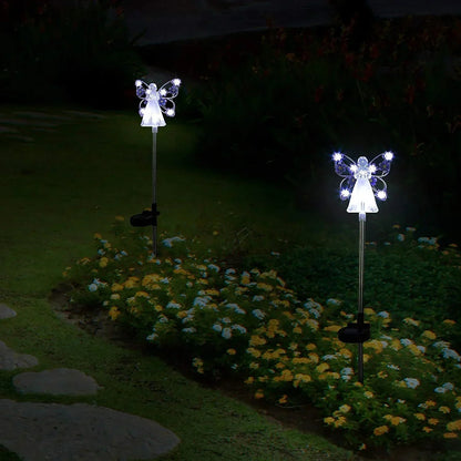 Lumières Solaires d'Ange pour Jardin – Lampe Piquet de Mémorial LED Étanche Éclairage extérieur Electro Paris