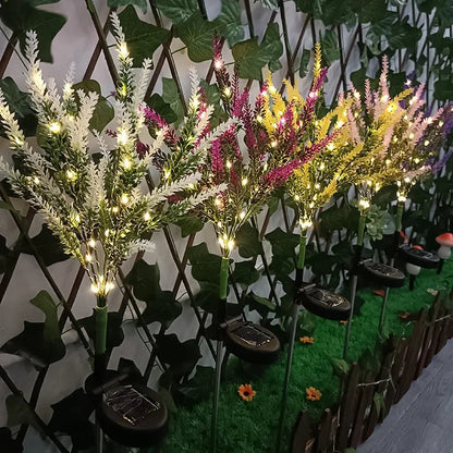 Lumières Solaires Lavande pour Décor de Jardin – Lampes Piquet à Fleurs LED Étanche Éclairage extérieur Electro Paris