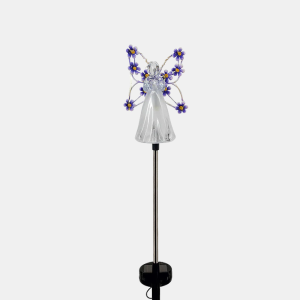 Lumières Solaires d'Ange pour Jardin – Lampe Piquet de Mémorial LED Étanche Éclairage extérieur Electro Paris