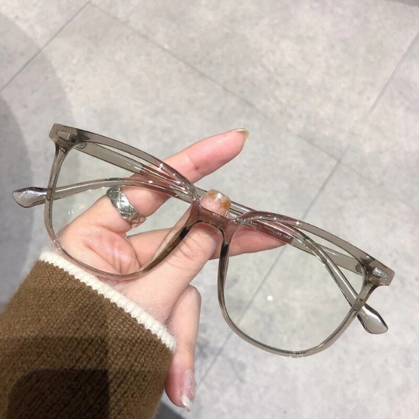 Lunettes Correctrices Vision Claire Glasses Electro Paris Gris transparent 0 (anti-bleu)