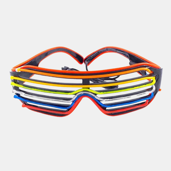 Lunettes de Soleil LED – Éclairage Festif pour Soirées et Raves LED Glow Sunglasses Electro Paris Multicolore 6