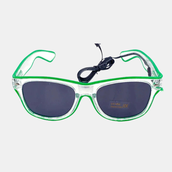 Gafas de Sol LED – Iluminación Festiva para Fiestas y Raves