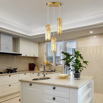 Suspension Plafonnier en Verre Cristal Lampe de plafond Electro Paris