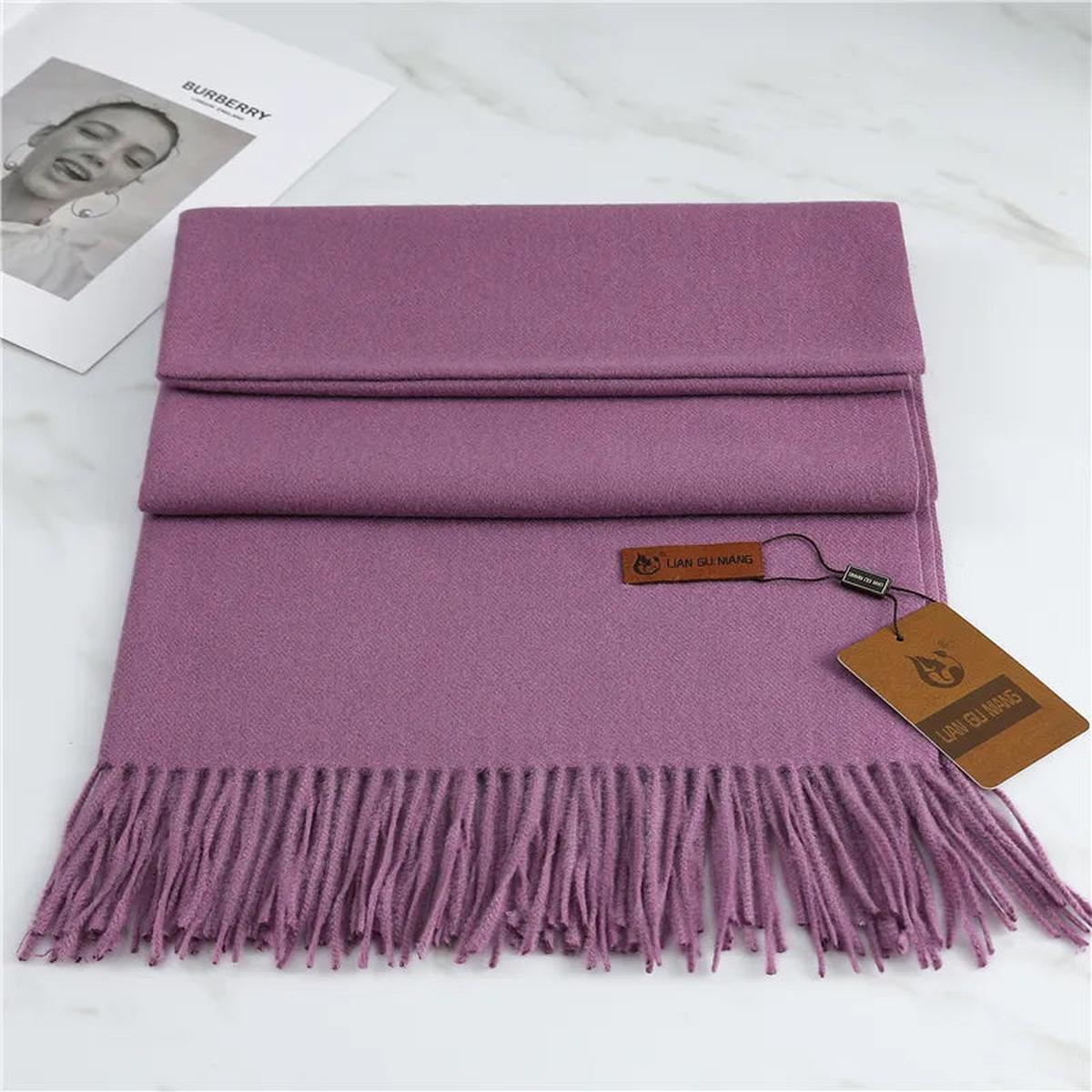 Écharpe En Cachemire Luxueuse – Élégance, Chaleur Et Confort Black Friday Deal Scarfs Electro Paris Violet