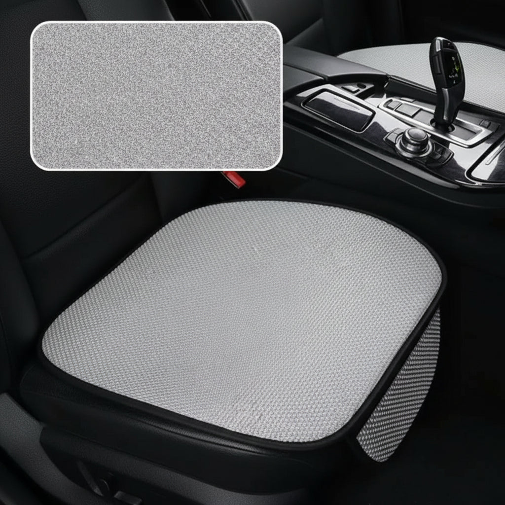 Housse De Siège Auto Luxueuse, Respirante Et Antidérapante – Confort Premium Au Quotidien Car accessories Electro Paris Gris 1 siège avant