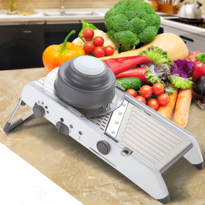 Mandoline Premium 18-en-1 – Trancheur et Coupeur Multifonction pour Fruits & Légumes Mandoline Chopper Cutter And Slicer Electro Paris