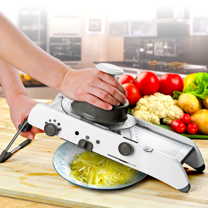 Mandoline Premium 18-en-1 – Trancheur et Coupeur Multifonction pour Fruits & Légumes Mandoline Chopper Cutter And Slicer Electro Paris